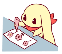 Yellow small child sticker #8298306