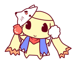 Yellow small child sticker #8298308