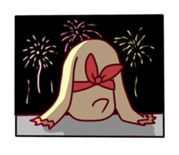 Yellow small child sticker #8298309