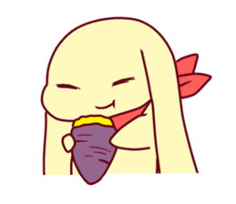 Yellow small child sticker #8298312