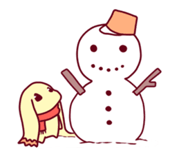 Yellow small child sticker #8298314