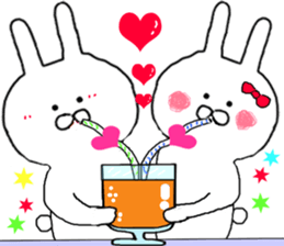 Love Love Sticker of small rabbit sticker #8298646