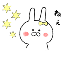 Love Love Sticker of small rabbit sticker #8298648