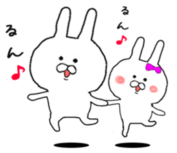 Love Love Sticker of small rabbit sticker #8298661