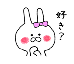 Love Love Sticker of small rabbit sticker #8298663