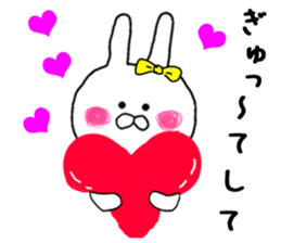 Love Love Sticker of small rabbit sticker #8298665