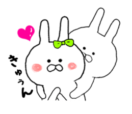 Love Love Sticker of small rabbit sticker #8298667