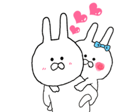 Love Love Sticker of small rabbit sticker #8298668