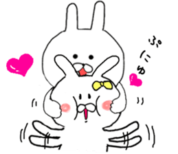 Love Love Sticker of small rabbit sticker #8298673
