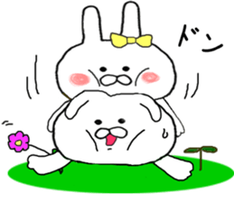 Love Love Sticker of small rabbit sticker #8298674