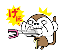 Monkey grandfather words Collection sticker #8298714
