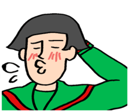 The strongest school girl KAWORIN sticker #8299377