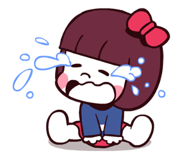 Bob hair girl 'BOBO' sticker #8300283