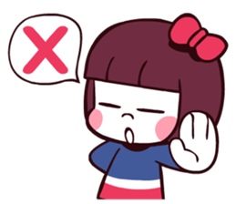 Bob hair girl 'BOBO' sticker #8300286