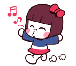 Bob hair girl 'BOBO' sticker #8300287