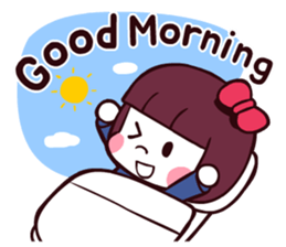 Bob hair girl 'BOBO' sticker #8300290