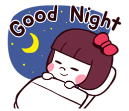 Bob hair girl 'BOBO' sticker #8300291