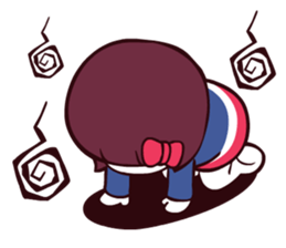 Bob hair girl 'BOBO' sticker #8300294