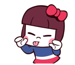 Bob hair girl 'BOBO' sticker #8300297