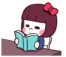 Bob hair girl 'BOBO' sticker #8300298