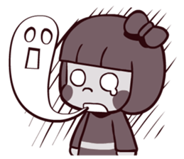 Bob hair girl 'BOBO' sticker #8300299