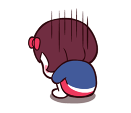 Bob hair girl 'BOBO' sticker #8300305