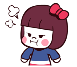 Bob hair girl 'BOBO' sticker #8300307