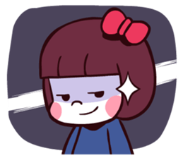 Bob hair girl 'BOBO' sticker #8300311