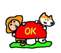 Shiba inu MOMO chan the third as well! 7 sticker #8300318