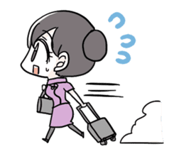 Flight attendants sticker #8300641