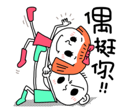 ming and flower no.1 sticker #8300880