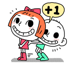 ming and flower no.1 sticker #8300883