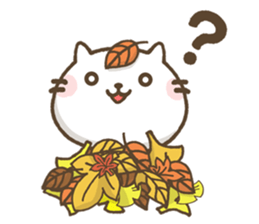 Agree Cat -autumn- sticker #8300960