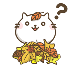 Agree Cat -autumn- sticker #8300960