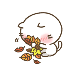 Agree Cat -autumn- sticker #8300962