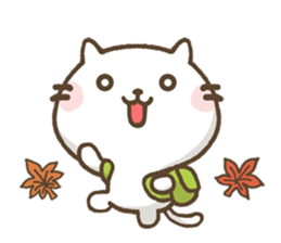 Agree Cat -autumn- sticker #8300971