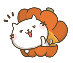 Agree Cat -autumn- sticker #8300994