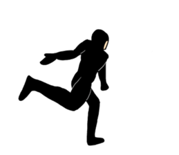 black tights boy sticker #8302167