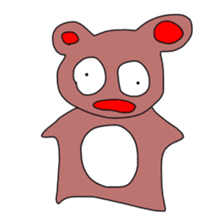 Animals and a little man sticker #8302238