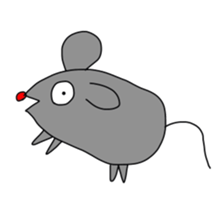 Animals and a little man sticker #8302242