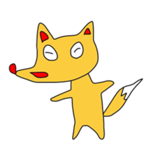 Animals and a little man sticker #8302254