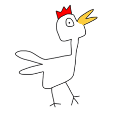 Animals and a little man sticker #8302255