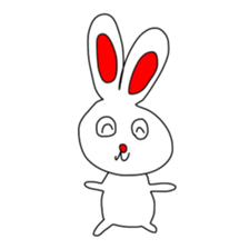 Animals and a little man sticker #8302258