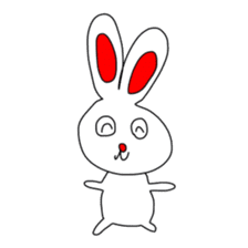 Animals and a little man sticker #8302258