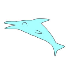 Animals and a little man sticker #8302260