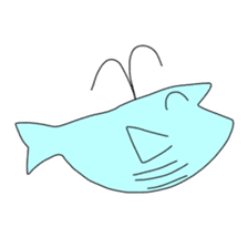 Animals and a little man sticker #8302261