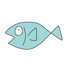 Animals and a little man sticker #8302262