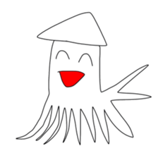 Animals and a little man sticker #8302265