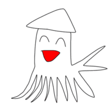 Animals and a little man sticker #8302265