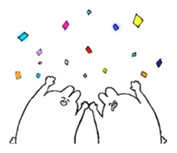 Pretty animals speaking a Nambu-Ben. sticker #8302588